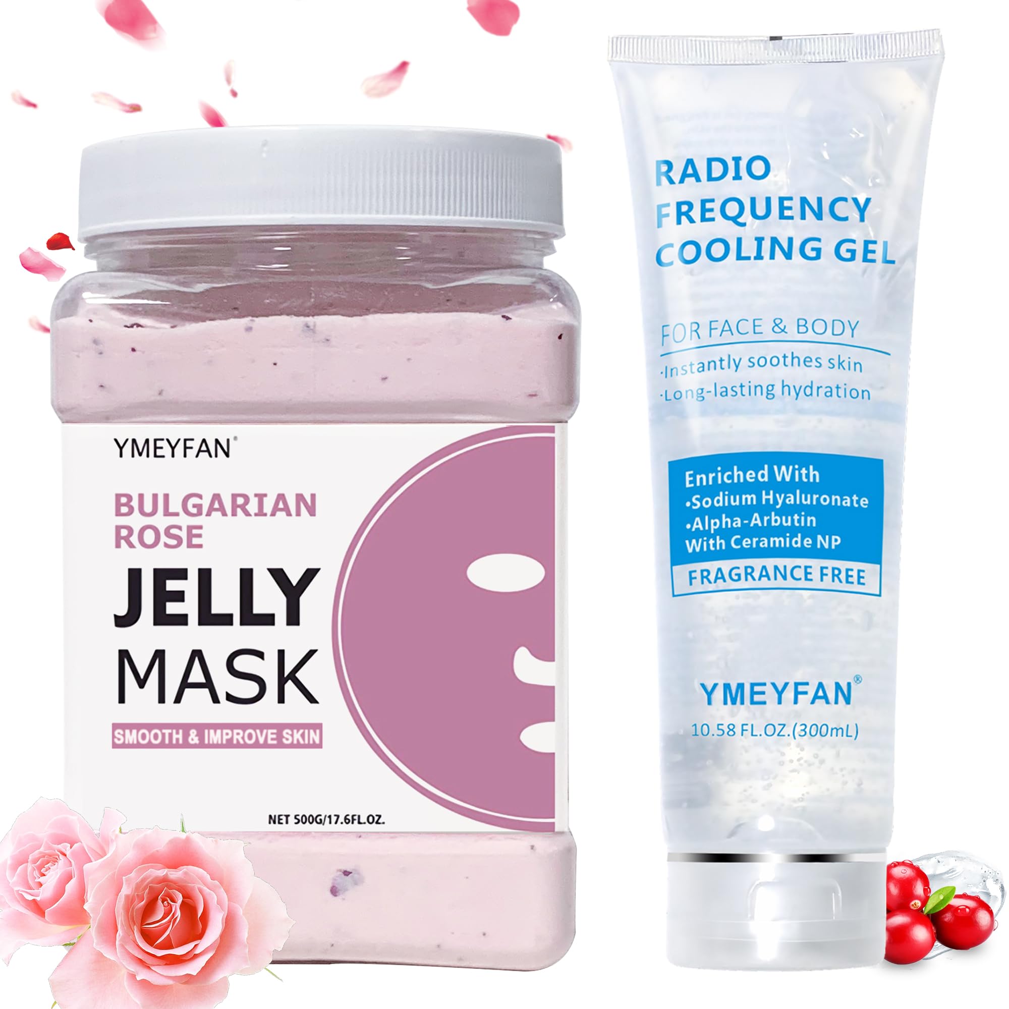 フェイスジェル・ゲル Chiaki Sakuma Amazon.com : YMEYFAN Rose Jelly Mask Powder for Facial 500G and